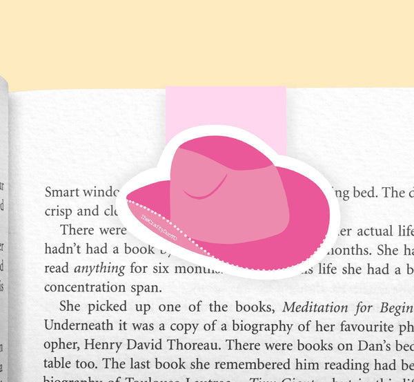 Cowgirl/ Cowboy Hat Magnetic Bookmark