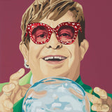 Elton John 8x8" art print - Shop Motif 