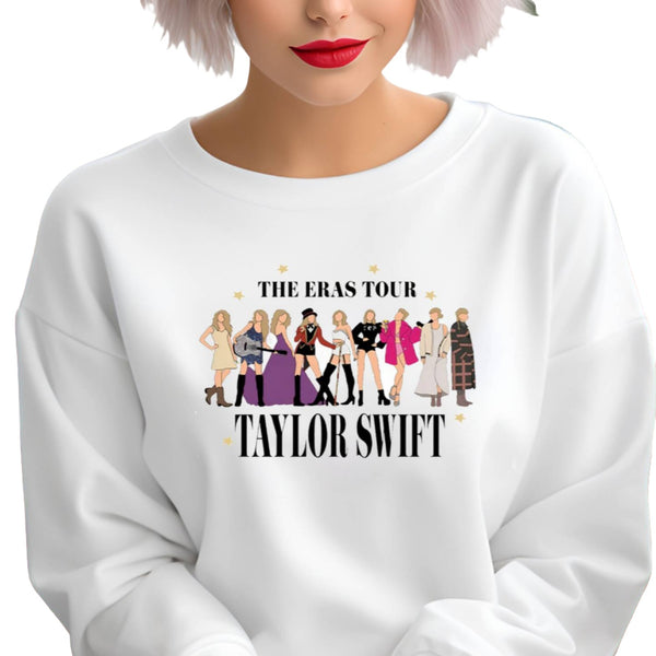 Eras Tour Icons White Sweatshirt - Shop Motif