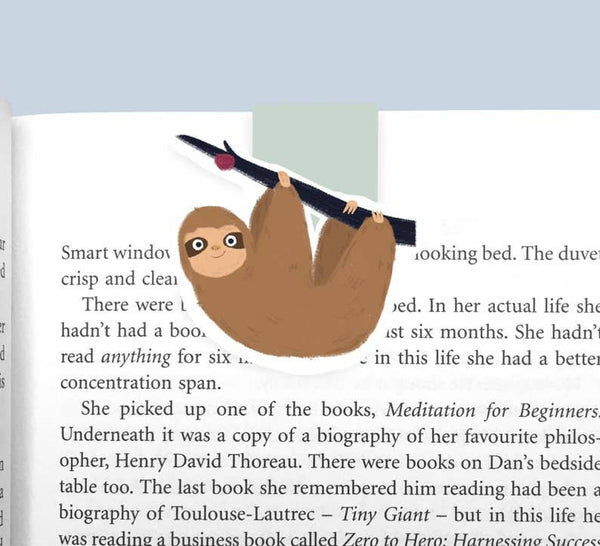 Sloth Magnetic Bookmark