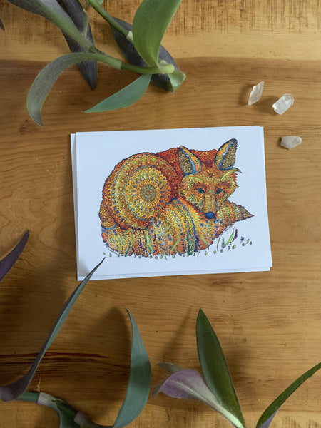 Fox Greeting Card