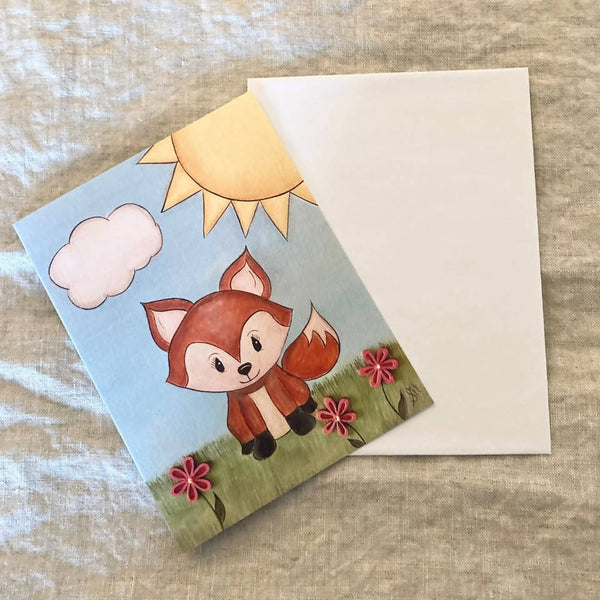 Fox Notecard