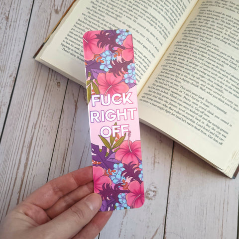 Fuck Right Off Glossy Bookmark (2x7") - Shop Motif