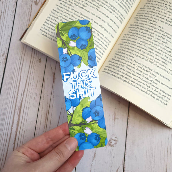 Fuck This Shit Glossy Bookmark (2x7") - Shop Motif