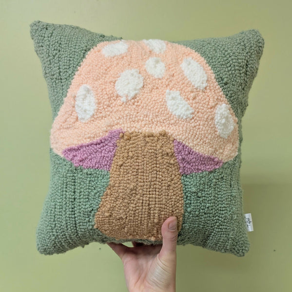 Pastel Mushroom Pillow