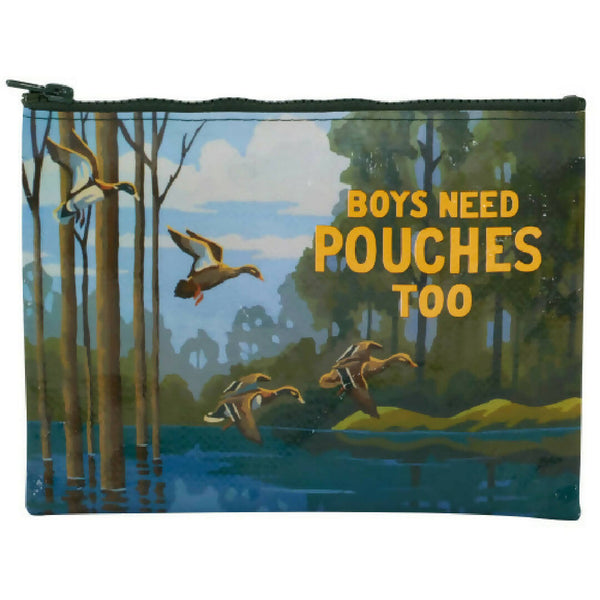 BOYS NEED POUCHES ZIPPER POUCH