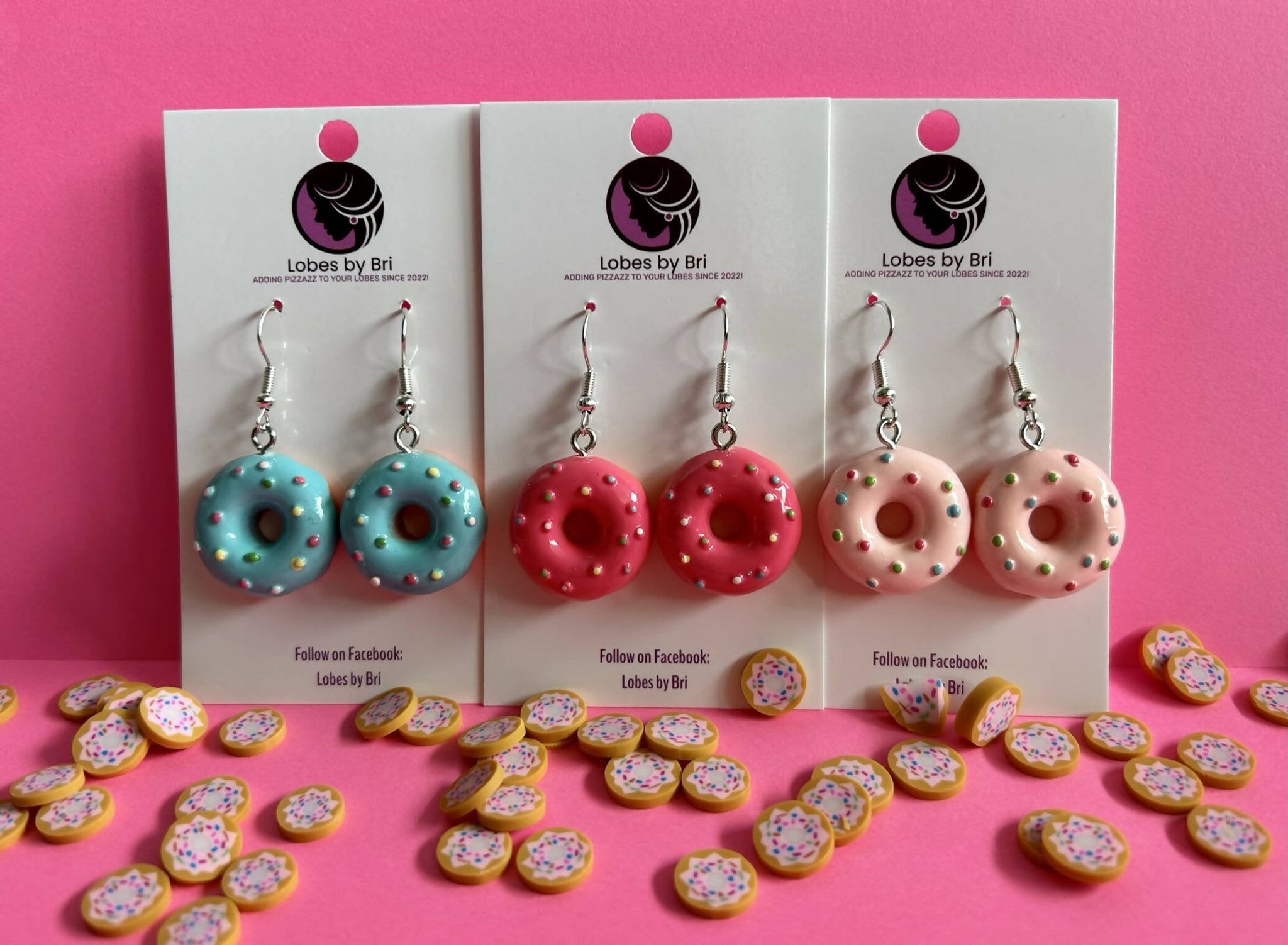 Glazed and Confused - Donut Dangle Earrings - Shop Motif