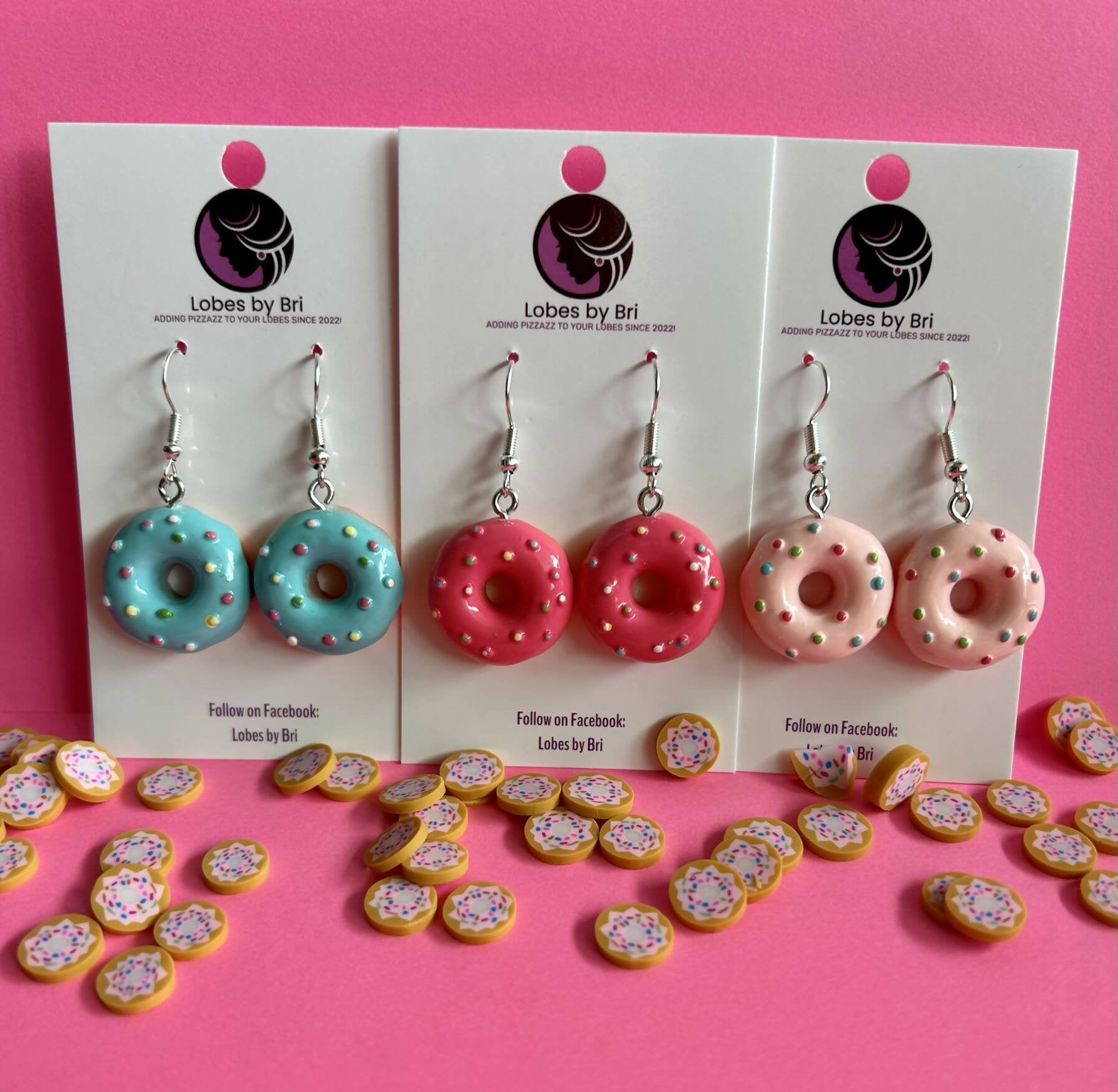 Glazed and Confused - Donut Dangle Earrings - Shop Motif