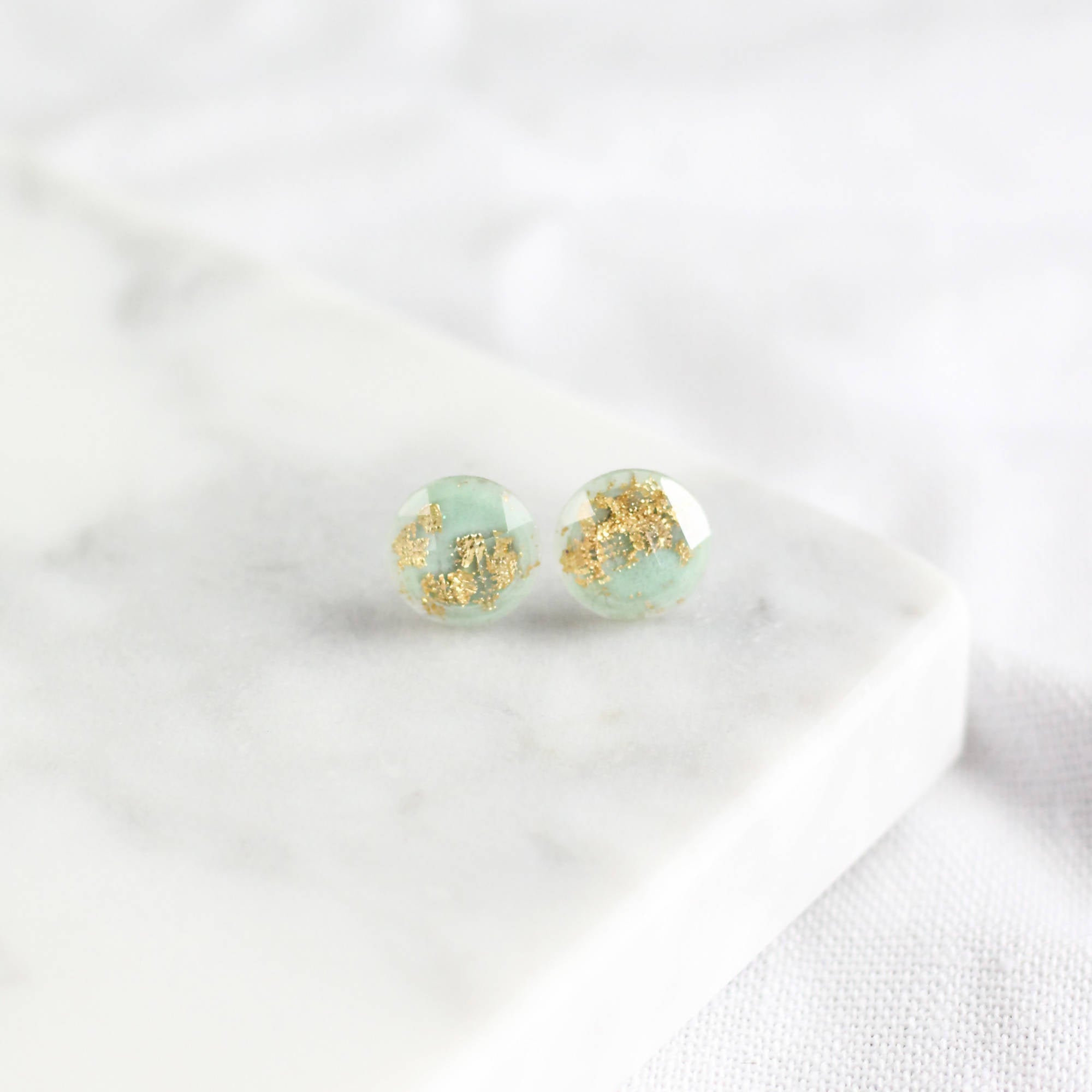 Gold Flake Eearrings - Shop Motif