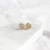 Gold Flake Eearrings - Shop Motif 