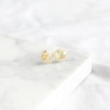 Gold Flake Eearrings - Shop Motif 