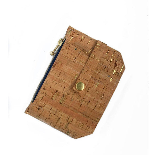 Gold Fleck Cork Wallet