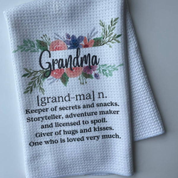 Grandma Definition Tea Towel - Shop Motif