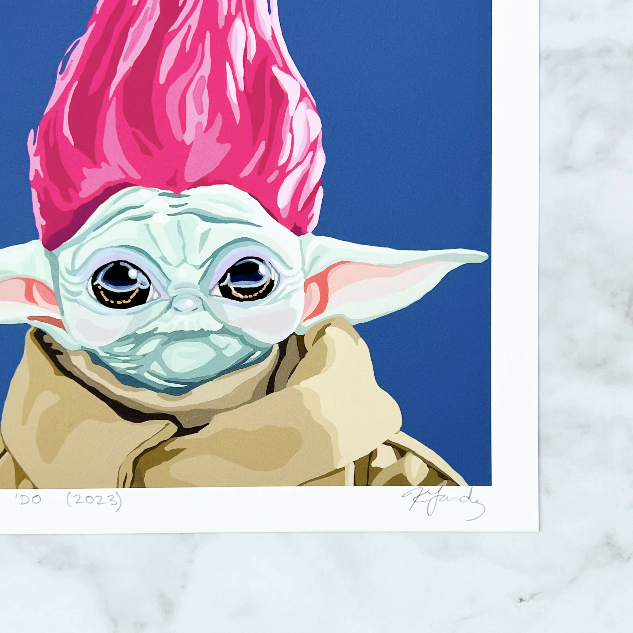 Grogu's New 'Do art print (baby Yoda) - 2 sizes - Shop Motif