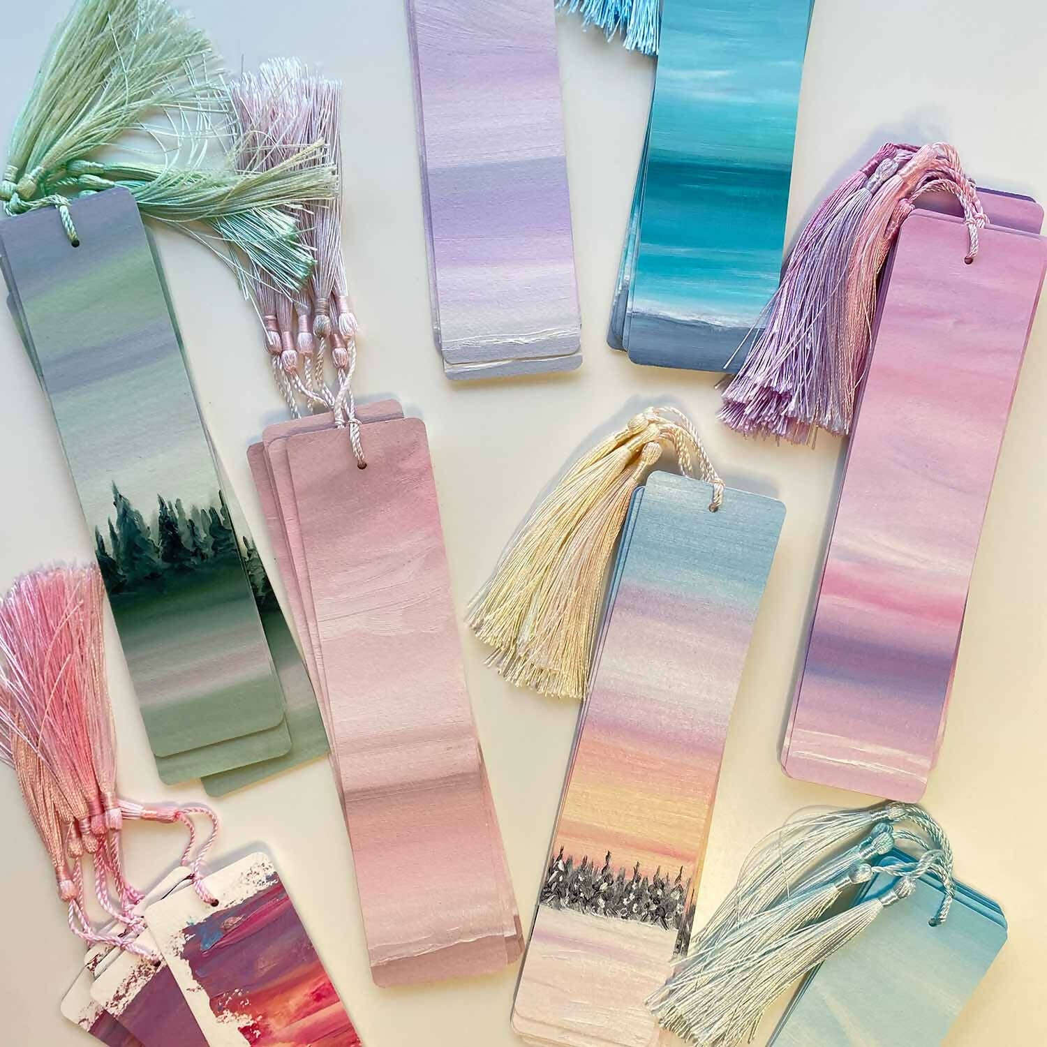 Hand Painted Bookmarks - Shop Motif