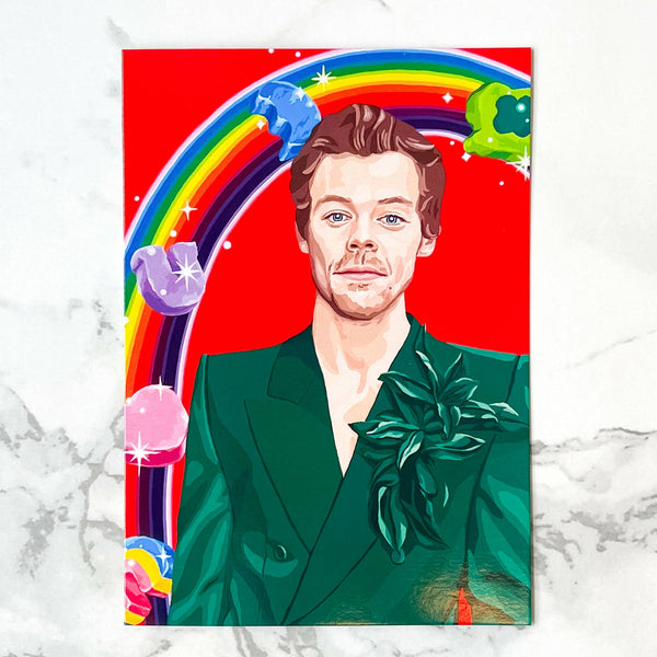 Harry Styles Lucky Charms blank greeting card - Shop Motif