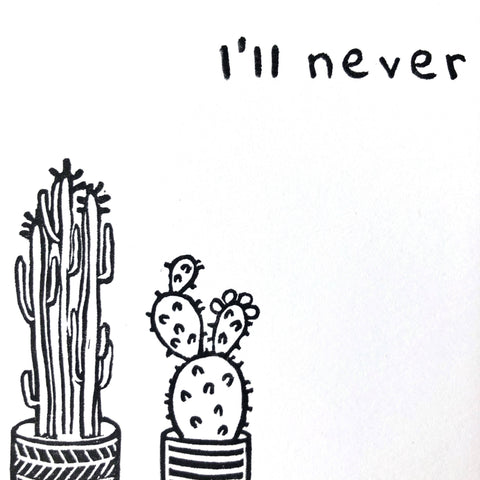 I'll Never Desert You greeting card - Shop Motif