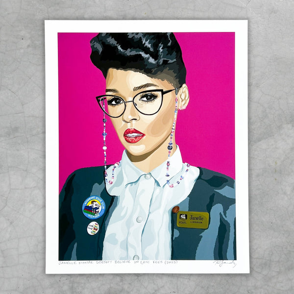 Janelle Monae 8x10" art print - Shop Motif