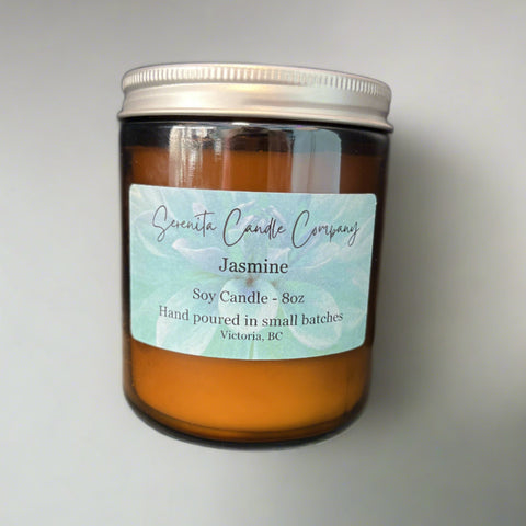 Jasmine 8oz Soy Candle - Shop Motif