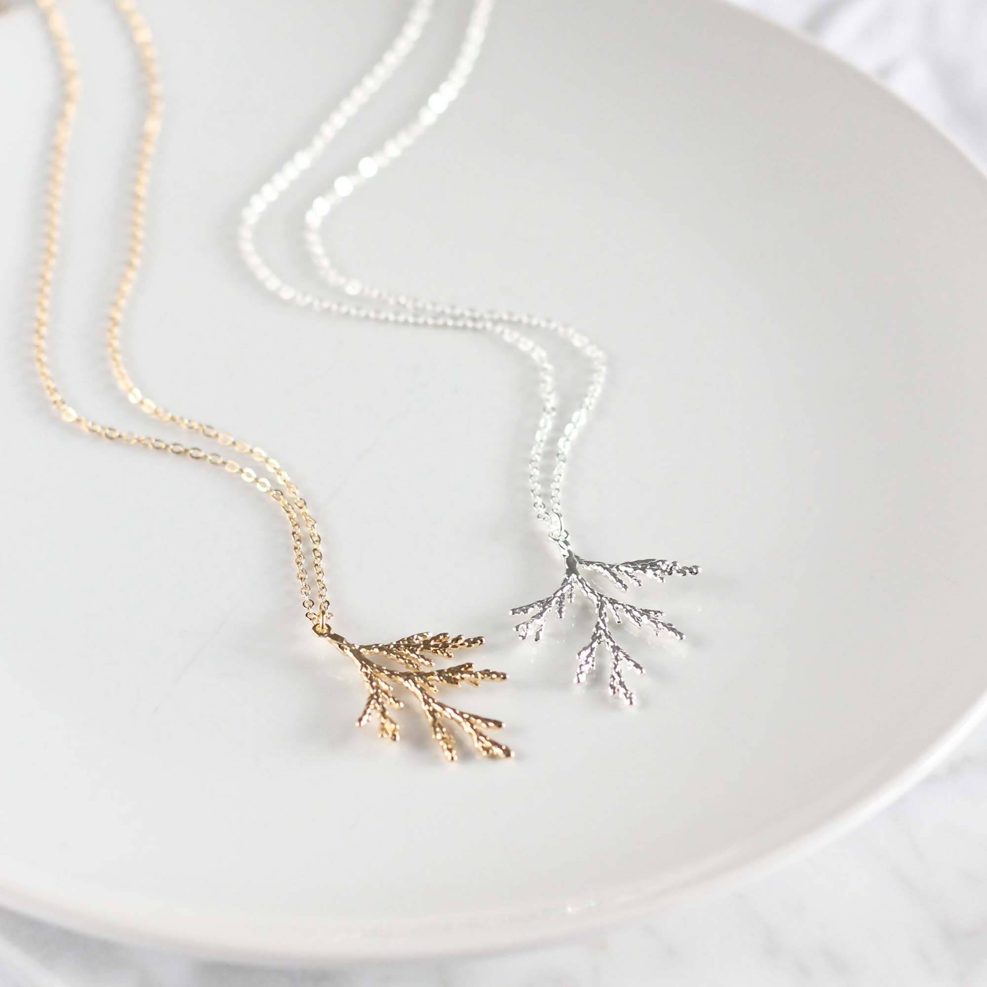 Juniper Branch Necklace - Shop Motif