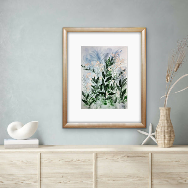 "Evening Botanical Mist" Fine Art Giclée Prints (8"x10")