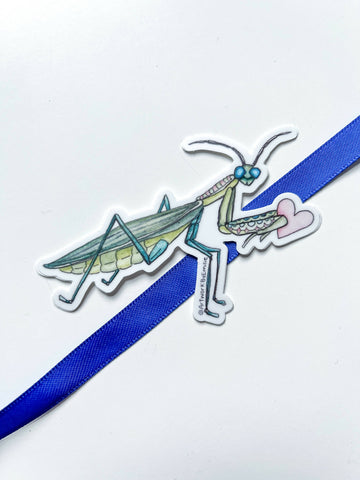 Love Bug - Praying Mantis Sticker - Shop Motif