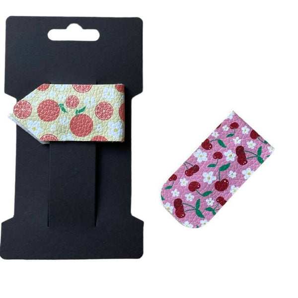 Magnetic Bookmark Set - Fruit