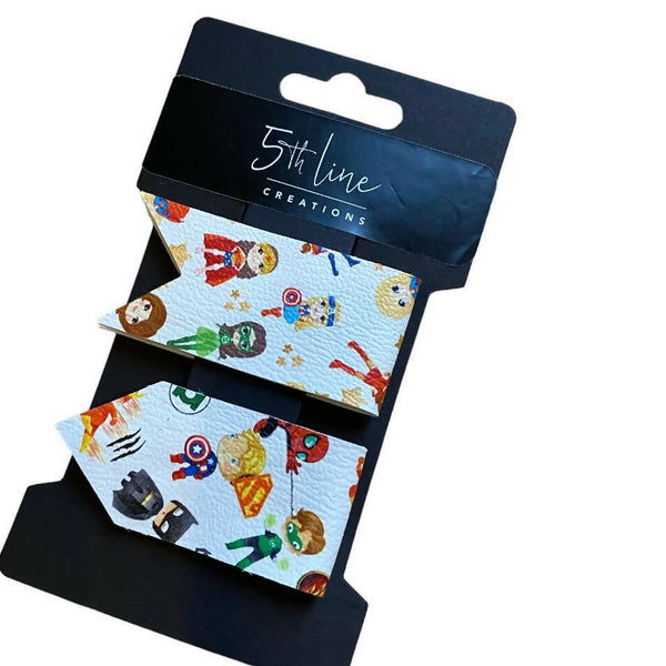 Magnetic Bookmark Set - Superheros