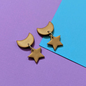 Moonie Dangle Earrings - Shop Motif 