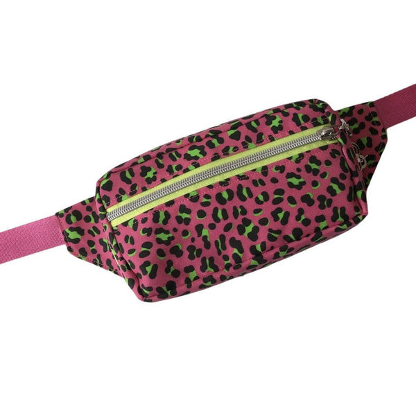 Neon Leopard Spot Belt Bag - Shop Motif