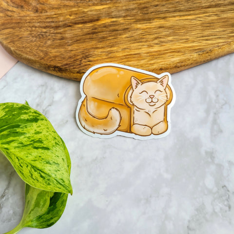 Cat Loaf 3" Vinyl Sticker