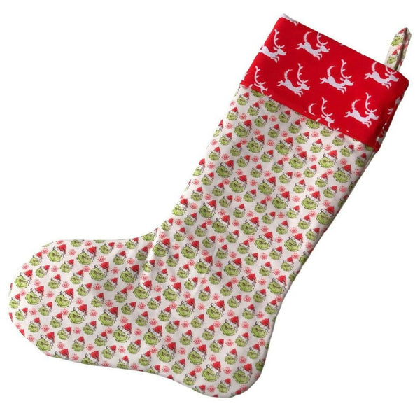 Old Grinch Stocking - Shop Motif