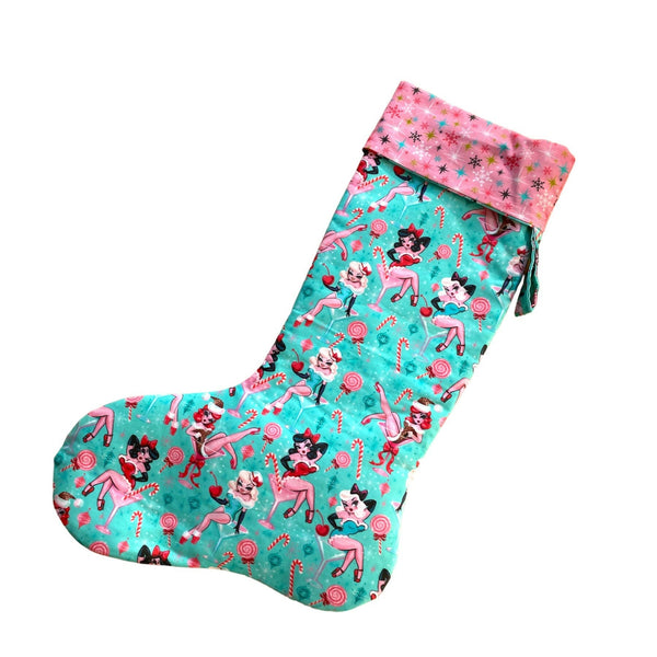 Pin Up Stocking - Shop Motif