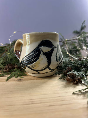 Porcelain Chickadee Mugs - Shop Motif 