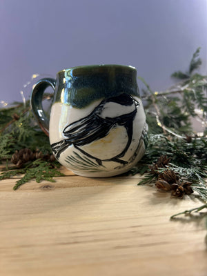 Porcelain Chickadee Mugs - Shop Motif 