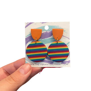 Rainbow Dangle Earrings - Shop Motif 