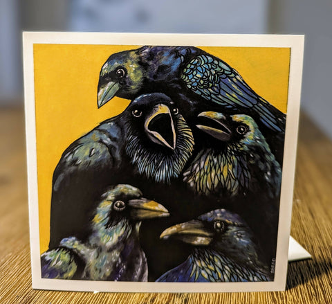 Raven Chorus Card - Shop Motif