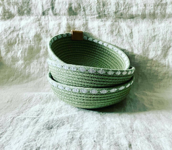 Sage Trinket Rope Bowl