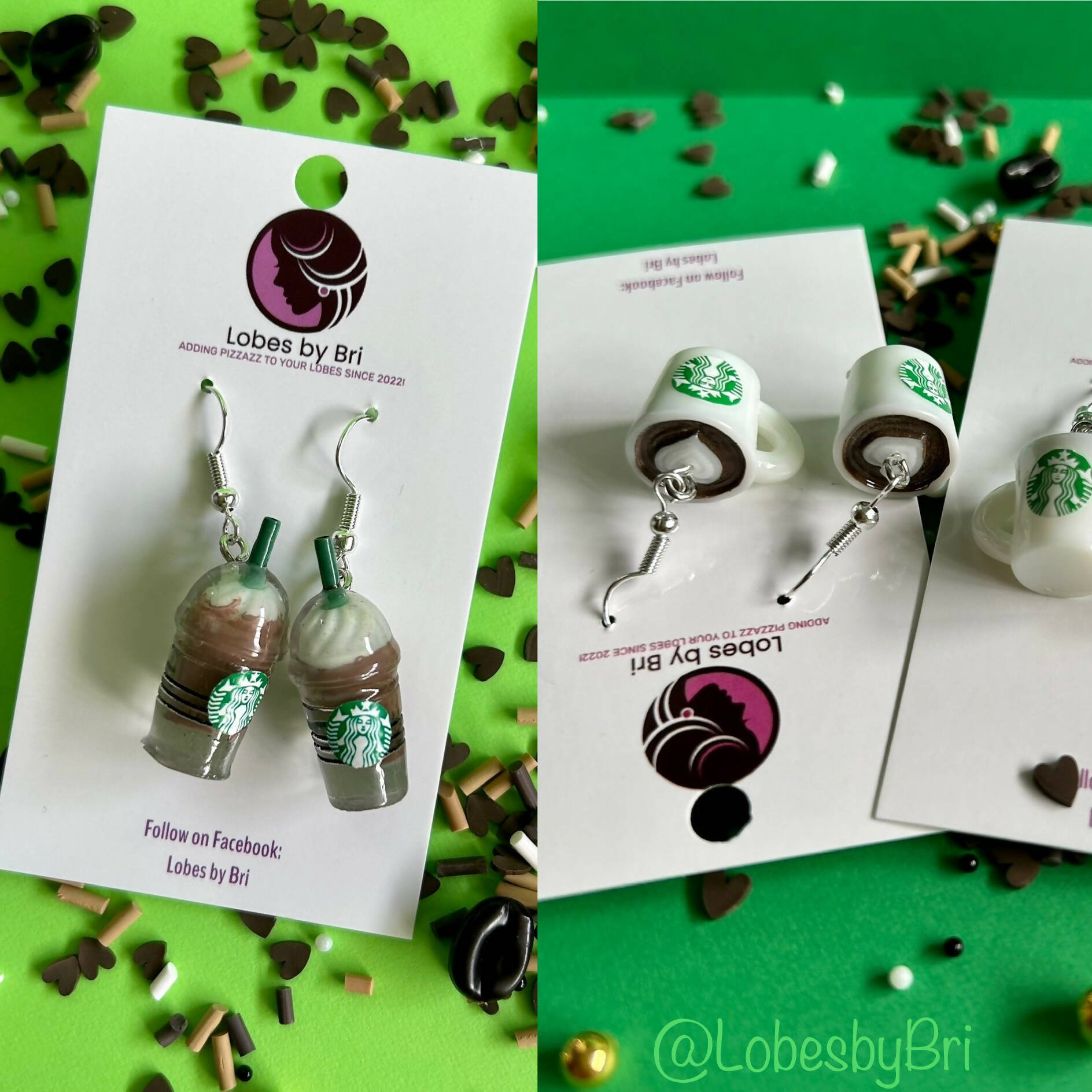 Sip Happens - Starbucks Dangle Earrings - Shop Motif