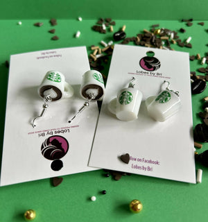 Sip Happens - Starbucks Dangle Earrings - Shop Motif 