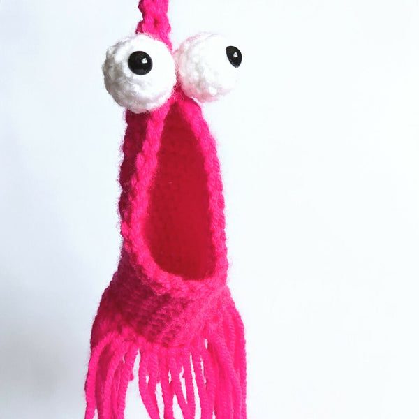 Crochet alien - pink