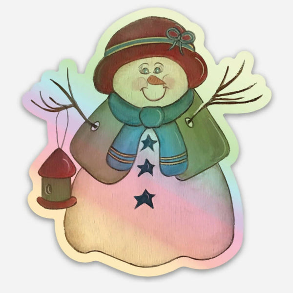 Snow Friend Holographic Sticker