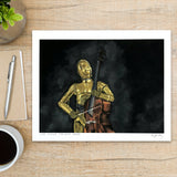 Star Wars Symphony print: C3PO Playing the Bass - Shop Motif 