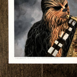 Star Wars Symphony print: Chewbacca Playing the Saxophone - Shop Motif 