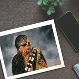 Star Wars Symphony print: Chewbacca Playing the Saxophone - Shop Motif 