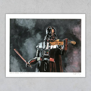 Star Wars Symphony print: Darth Vader Playing the Violin - Shop Motif 