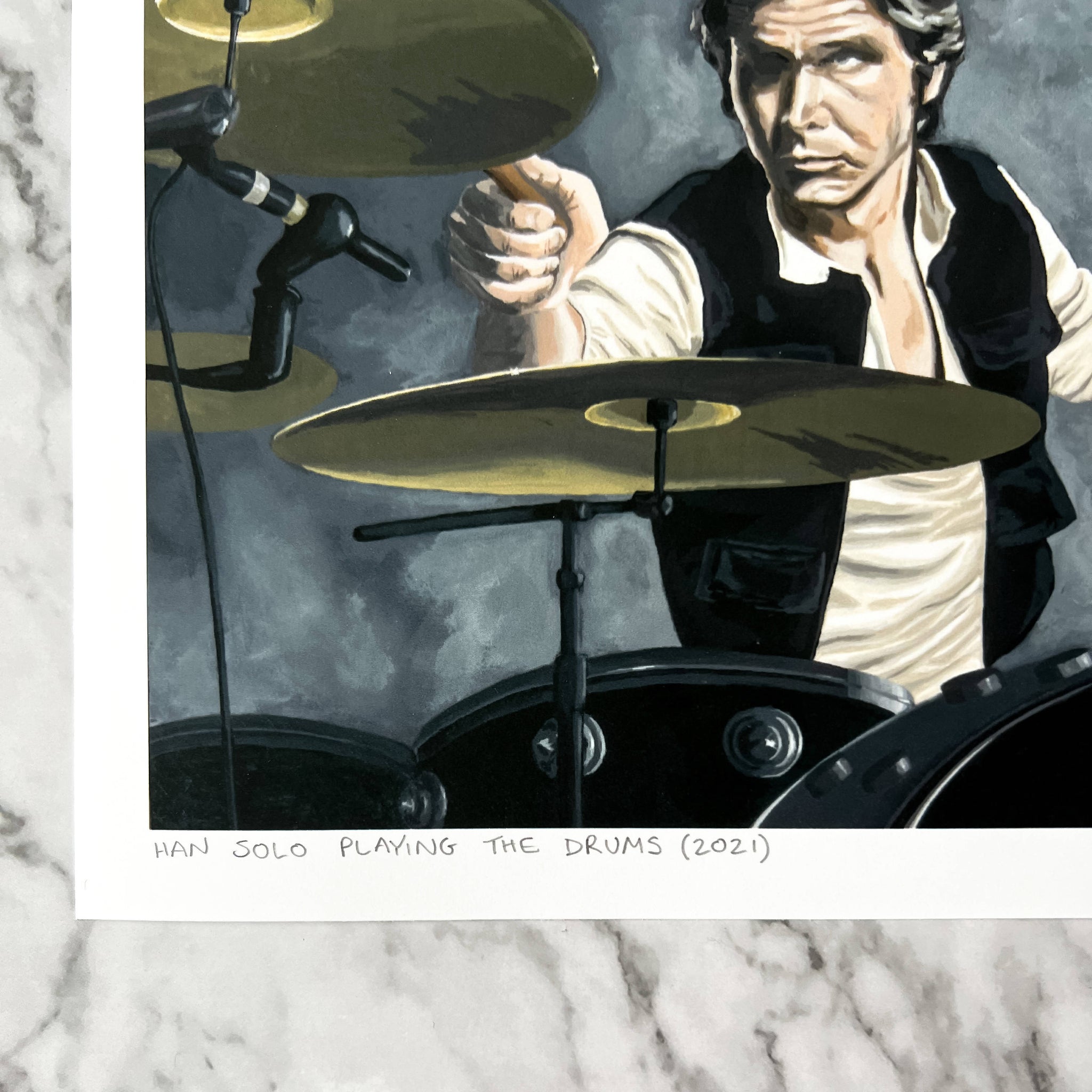 Star Wars Symphony print: Han Solo Playing the Drums - Shop Motif