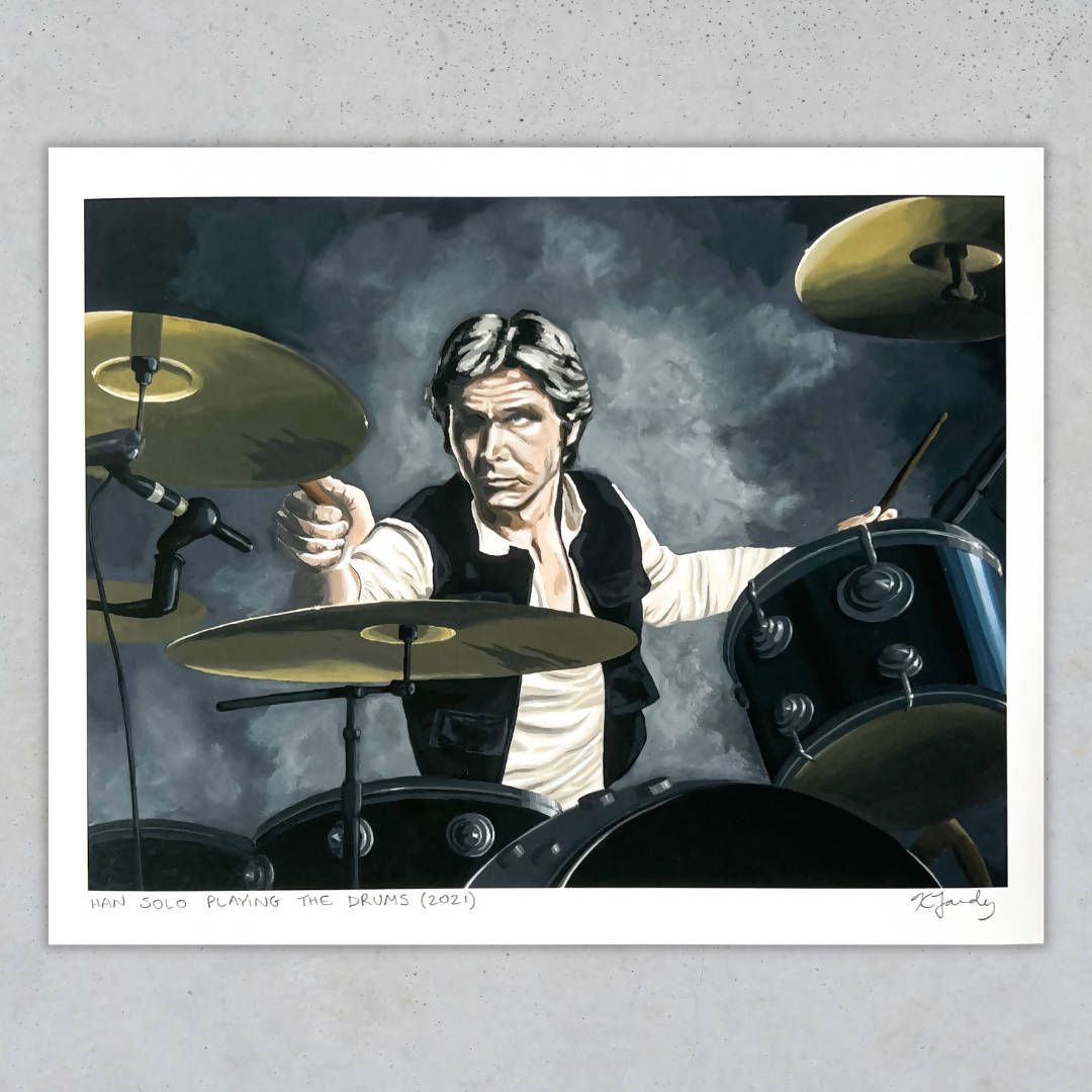 Star Wars Symphony print: Han Solo Playing the Drums - Shop Motif