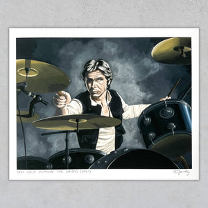 Star Wars Symphony print: Han Solo Playing the Drums - Shop Motif 