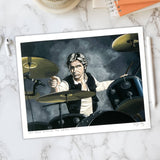 Star Wars Symphony print: Han Solo Playing the Drums - Shop Motif 